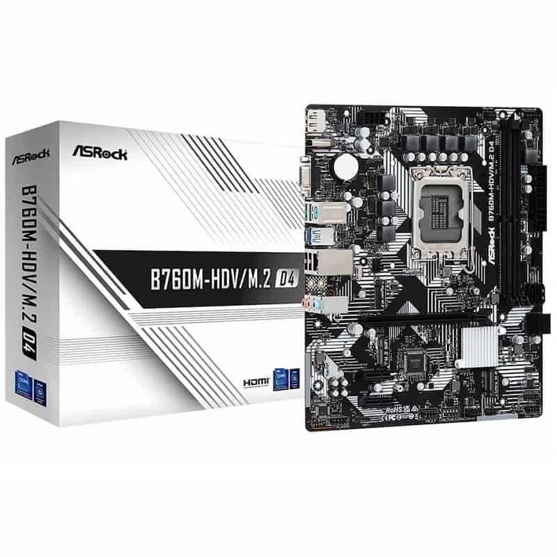 MB ASROCK B760M-HDV D4 M.2 S.1700