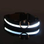 Φωτιζόμενο λουράκι σκύλου μαύρο xlarge -100254