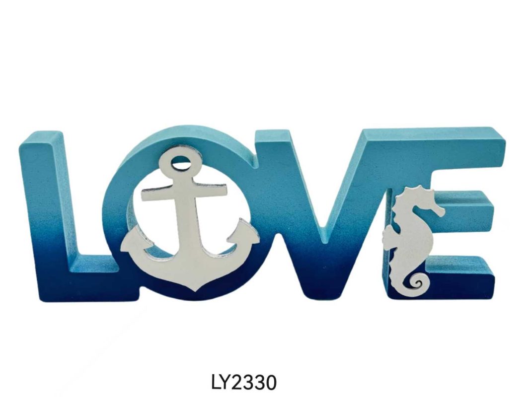 Σετ διακοσμητικά Souvenir - LOVE - 2 τεμάχια - LY2330 - 921447