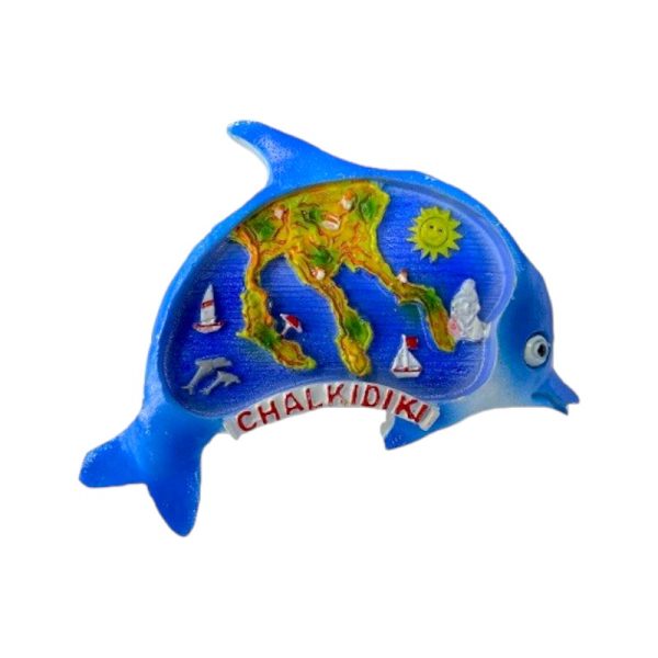 Tουριστικό μαγνητάκι Souvenir – Σετ 12pcs - Resin Magnet - Chalkidiki - 678095