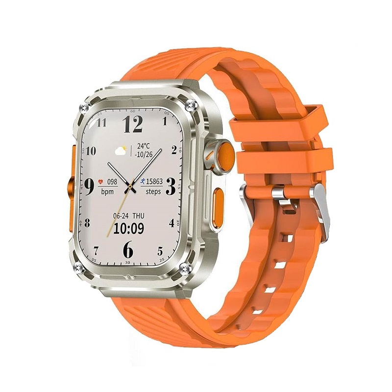 Σετ Smartwatch με 3 λουράκια - Z85 MAX - 065097 - Orange