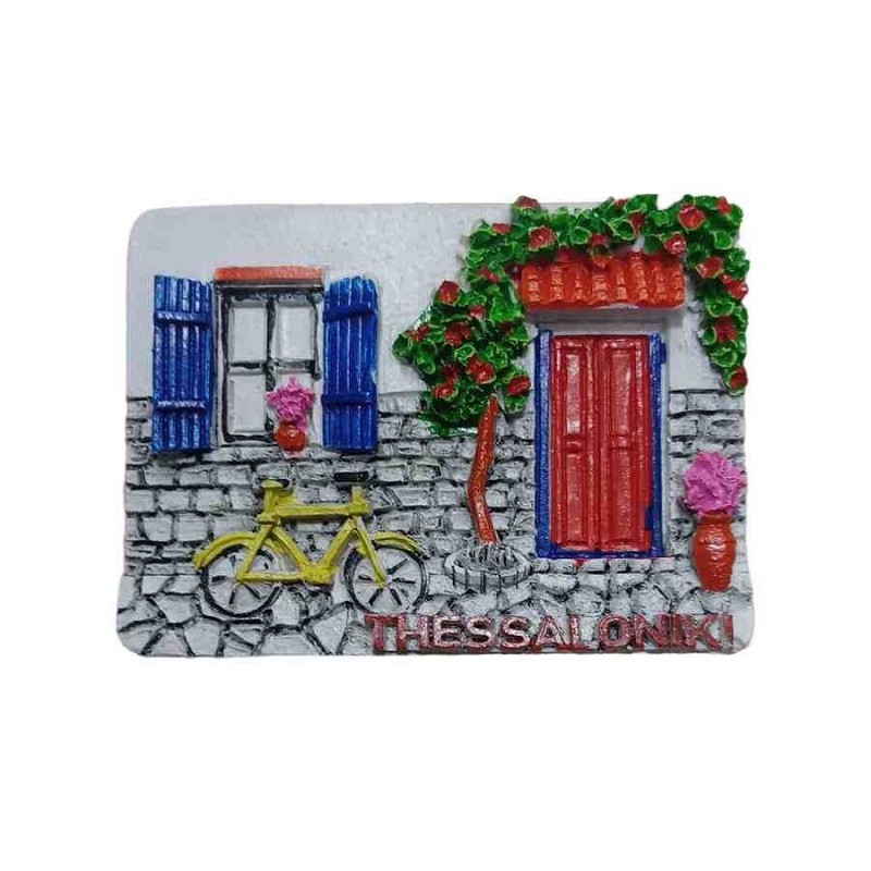 Tουριστικό μαγνητάκι Souvenir - Σετ 12pcs - Resin Magnet - Thessaloniki - 678345