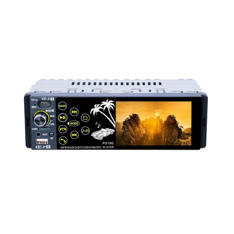 Ηχοσύστημα αυτοκινήτου 1DIN - Bluetooth - 4'' - 4080 - 003669