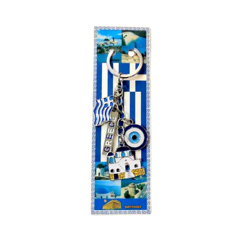 Τουριστικό μπρελόκ Souvenir - Σετ 12pcs - Greece - 127166