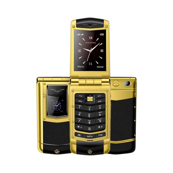Κινητό τηλέφωνο - V77 - Dual Sim - 812150 - Gold/Black