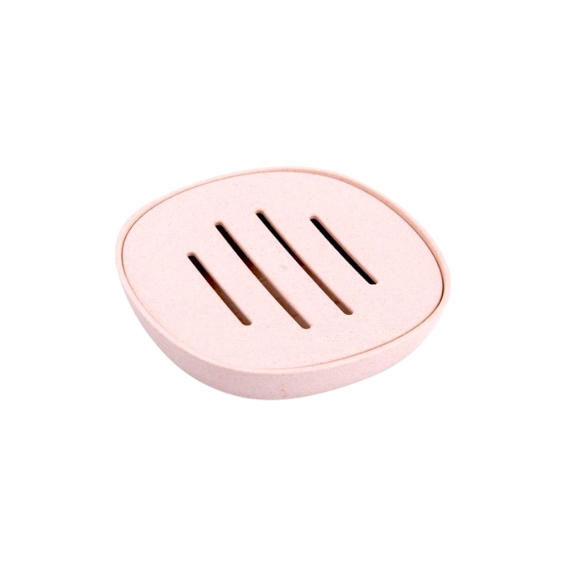 Σαπουνοθήκη μπάνιου πλαστική - Light Pink - 21628
