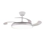 Ανεμιστήρας οροφής & φωτιστικό - DS-8989 - 2*48W - 431590 - White